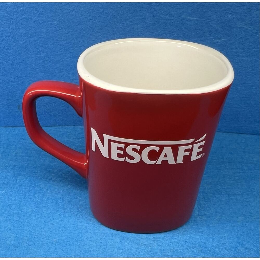 Vintage Nescafe‎ Clasico Rounded Square Coffee Cup